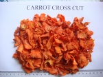 dried carrot cross cut