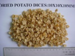 dried patato dices:10x10x10mm