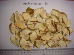 dried apple cross cut 1/4