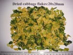 dried cabbage flakes:20x20mm
