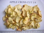 dried apple cross cut 1/4